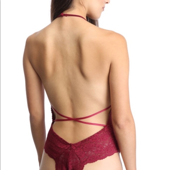 NWT Free People • Dance Around Wine Bodysuit - Picture 3 of 5